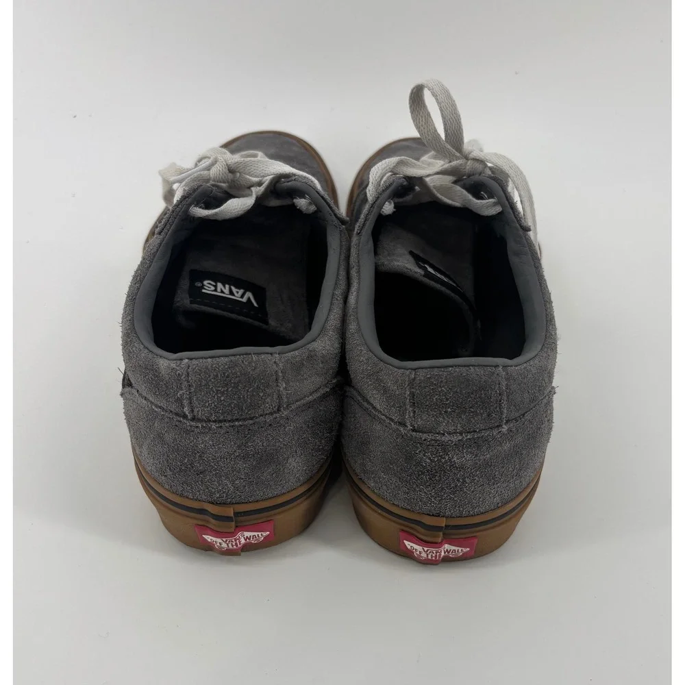 Vans Ward Low Top Sneakers Men's 10 Grey Gum Suede Skate Shoes
